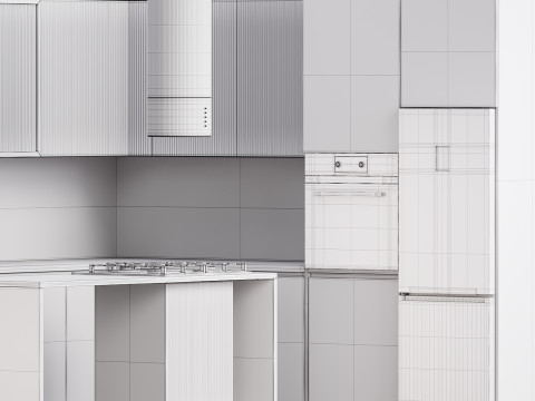 Modern kitchen 27 3D-Modell