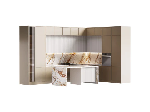 cocina moderna 31 Modelo 3D