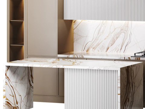 Modern kitchen 31 3D Model