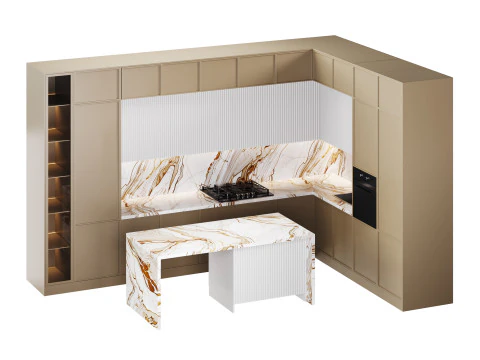 Modern kitchen 31 3D Model