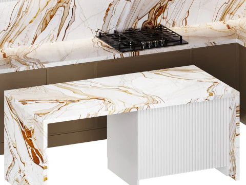 Modern kitchen 31 3D Model