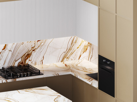 Modern kitchen 31 3D Модель