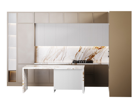 Modern kitchen 31 3D Модель