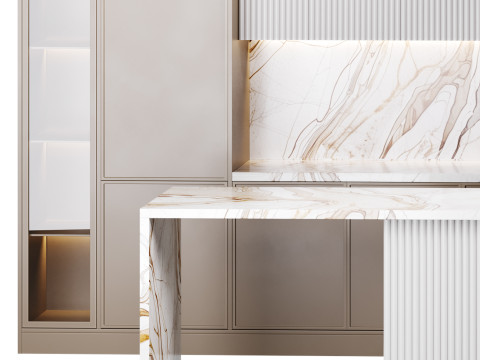 Modern kitchen 31 3D Модель
