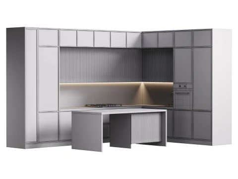 Modern kitchen 31 3D Model