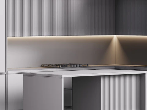 Modern kitchen 31 3D Model