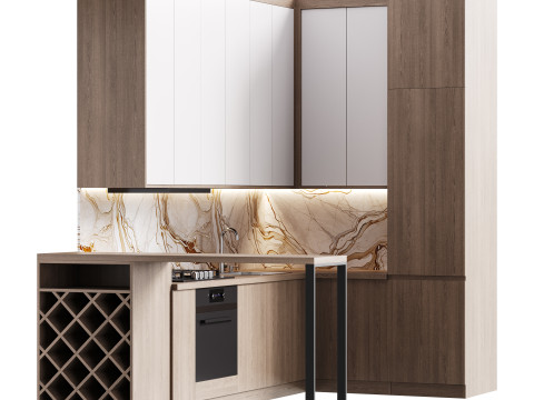 Modern kitchen 33 Modèle 3D