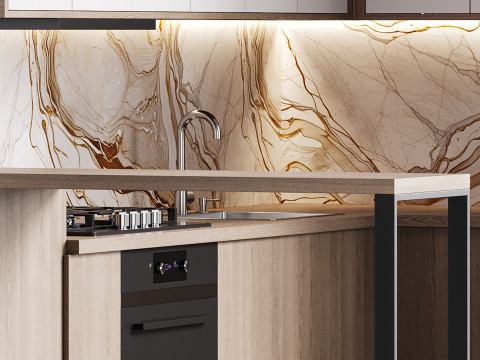 Modern kitchen 33 Modèle 3D