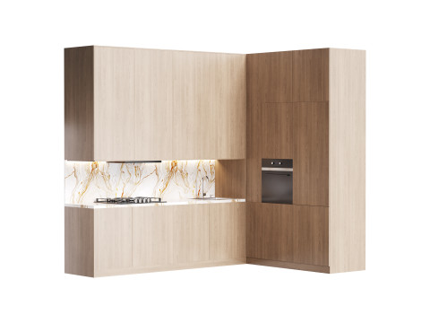 Modern kitchen 34 3D Model