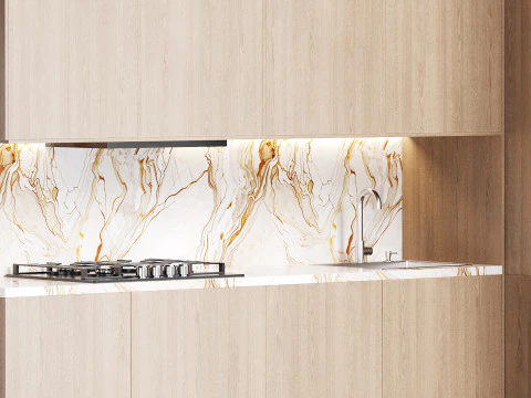 Modern kitchen 34 3D Model