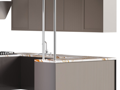 Modern kitchen 35 3D Model