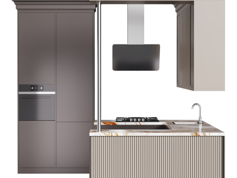 Modern kitchen 35 3D Model