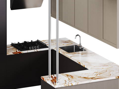 Modern kitchen 35 3D Model