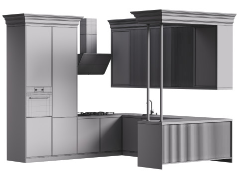 Modern kitchen 35 3D Model