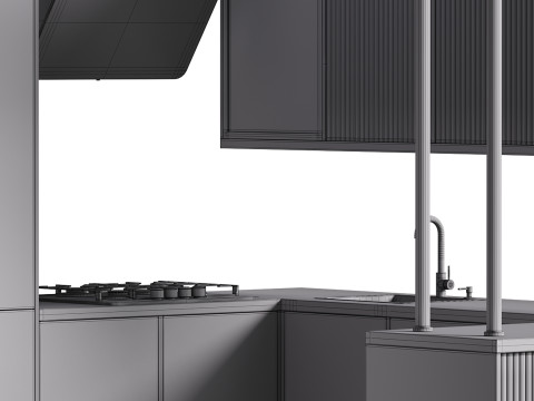 Modern kitchen 35 3D Model