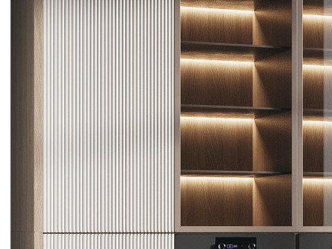 Modern kitchen 32 Modèle 3D