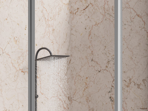 Shower cabin 01 3D मॉडल