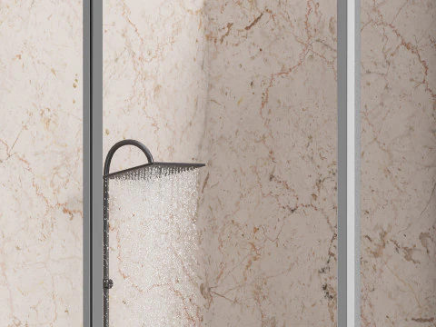 Cabine de duche 01 Modelo 3D