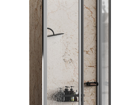 Shower cabin 01 3D मॉडल