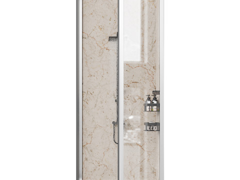 Shower cabin 01 3D मॉडल
