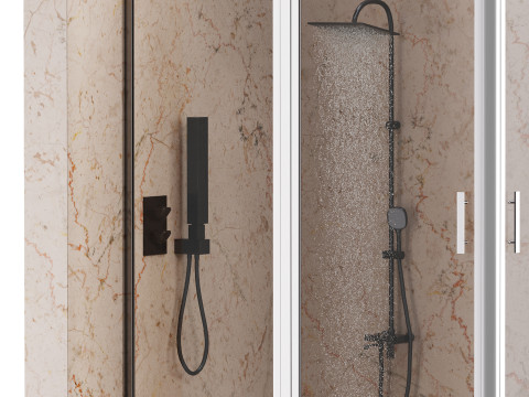 Shower cabin 05 3D Model