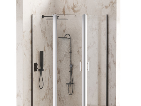 Shower cabin 05 3D Model