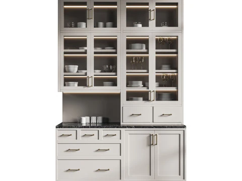 Kitchen furniture 1 3D Model