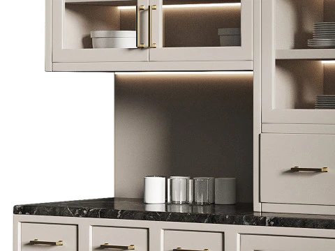 Kitchen furniture 1 3D Model