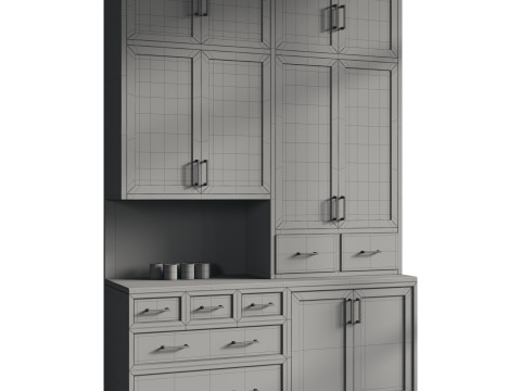 Kitchen furniture 1 3D Model