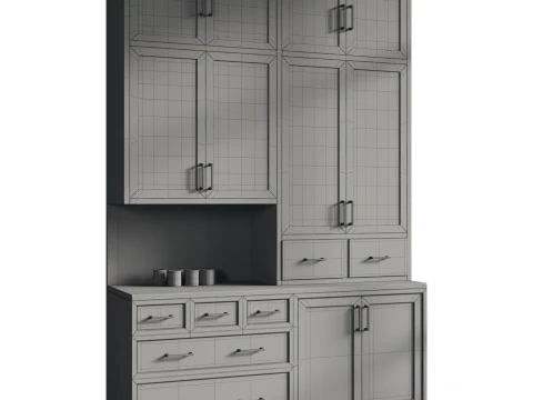 Kitchen furniture 1 3D Model