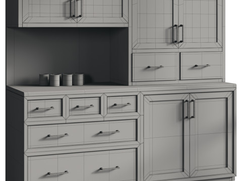 Kitchen furniture 1 3D Model