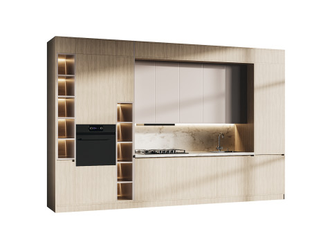 Modern kitchen 07 Model 3D