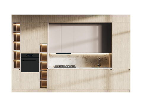 Modern kitchen 07 Modelo 3D