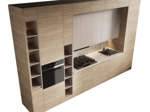 Modern kitchen 07 Modelo 3D