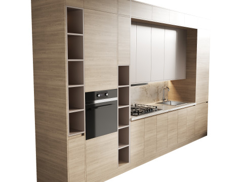 Modern kitchen 07 Modelo 3D