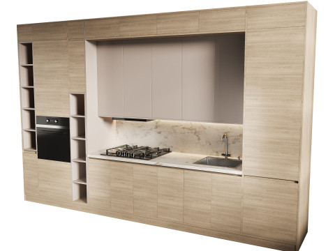 Modern kitchen 07 Modelo 3D