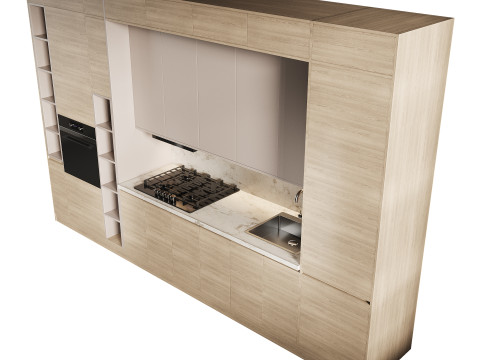 Modern kitchen 07 Modelo 3D