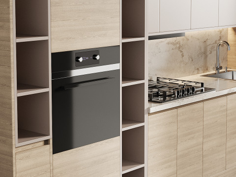 Modern kitchen 07 Modelo 3D