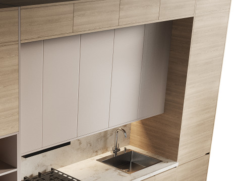 Modern kitchen 07 Modelo 3D