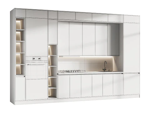 Cozinha moderna 07 Modelo 3D