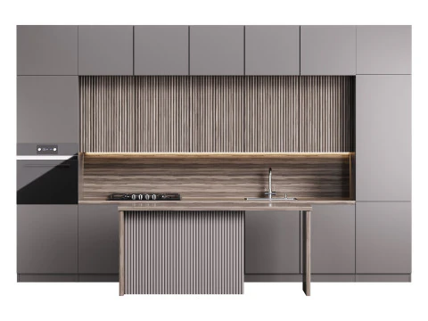 Dapur masa kini 11 Model 3D