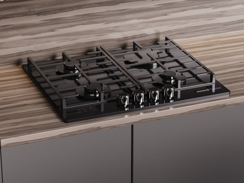 Modern kitchen 11 Modèle 3D