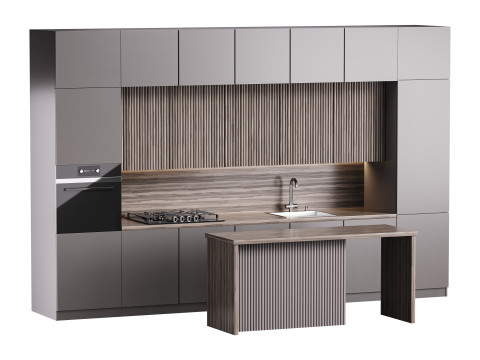 Modern kitchen 11 Modèle 3D