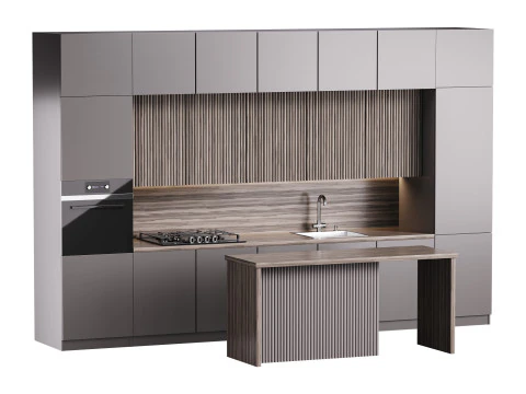 Dapur masa kini 11 Model 3D