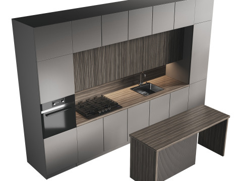 Modern kitchen 11 Modèle 3D