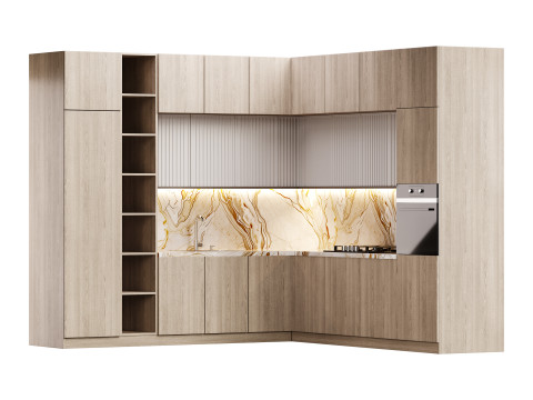 Modern kitchen 12 3D Model
