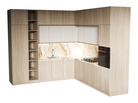 Modern kitchen 12 3D Model