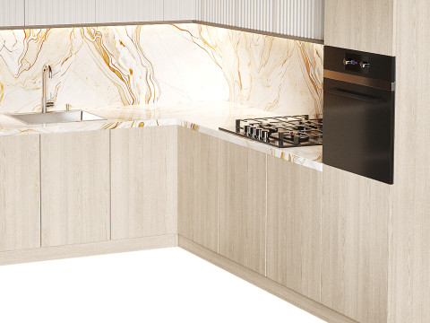 Modern kitchen 12 3D Model