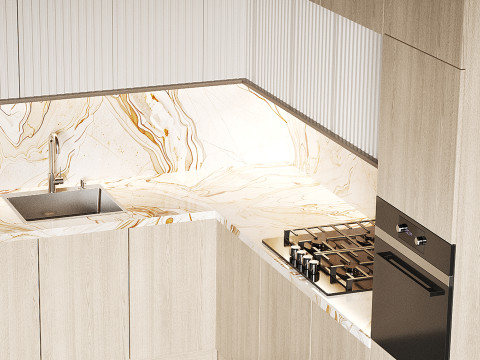 Modern kitchen 12 3D Model
