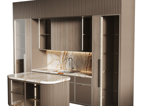 Modern kitchen 13 3D Model